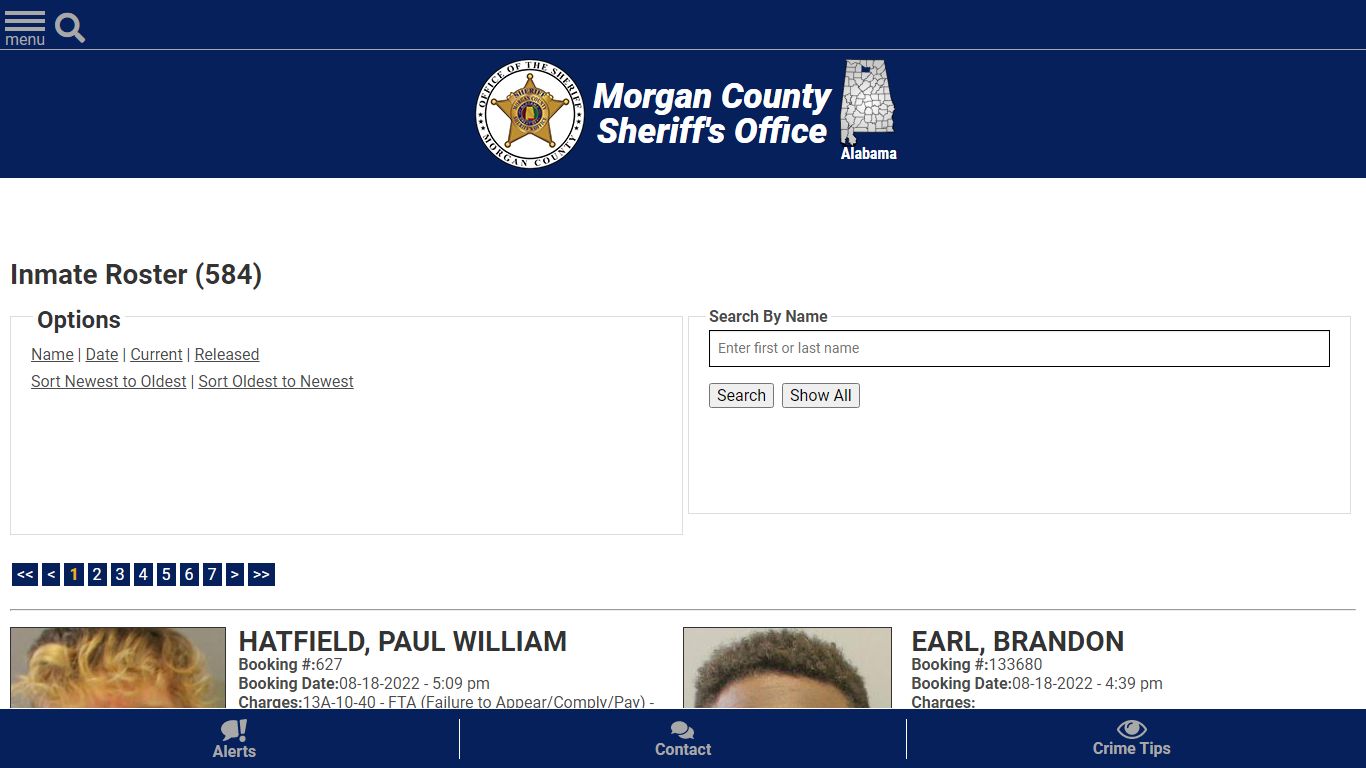 Inmate Roster - Current Inmates Booking Date Descending - Morgan County ...